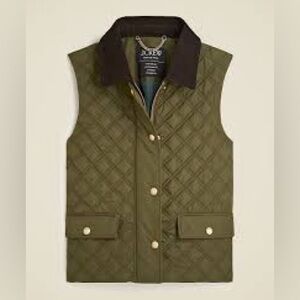 NWT J Crew Quilted Barn Vest